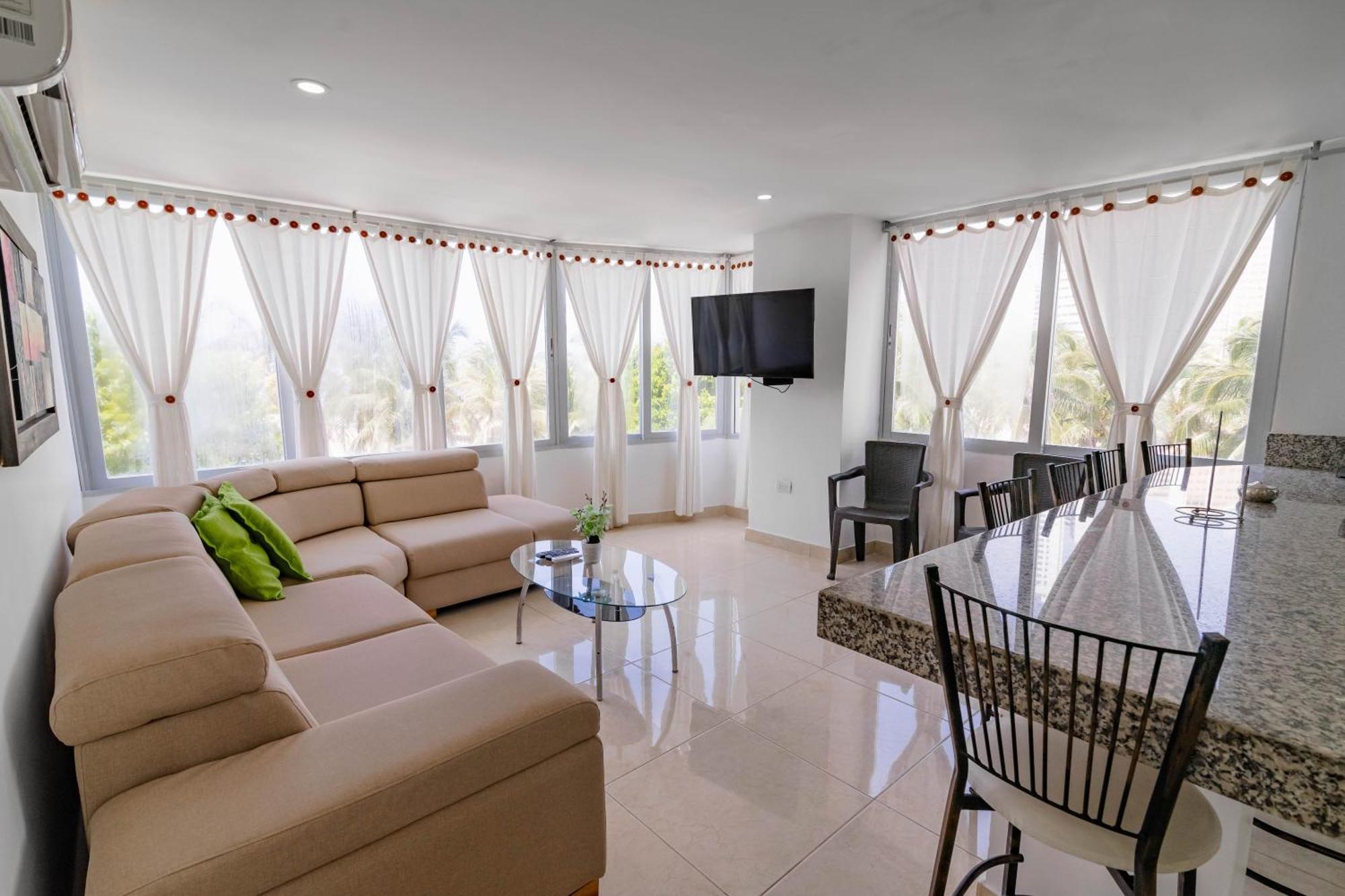 Apartamento Unik Cartagena Edificio Faro Tequendama Bagian luar foto